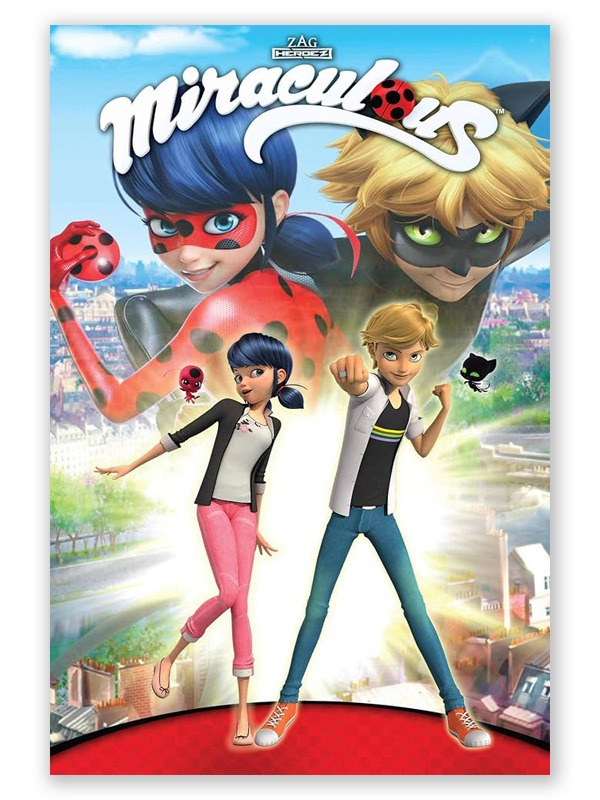 انیمیشن  Lady bug and cat noir