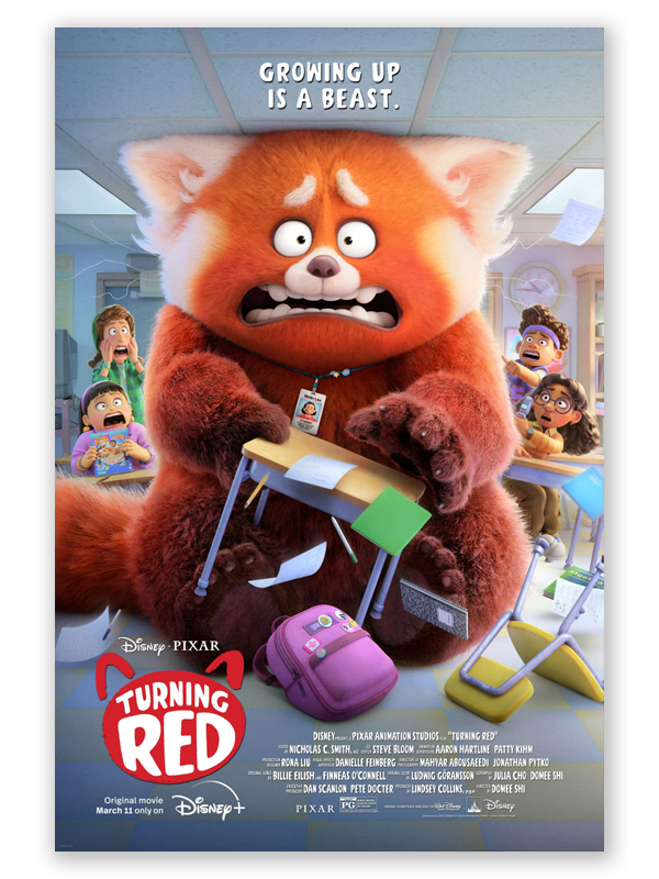 انیمیشن Turning red
